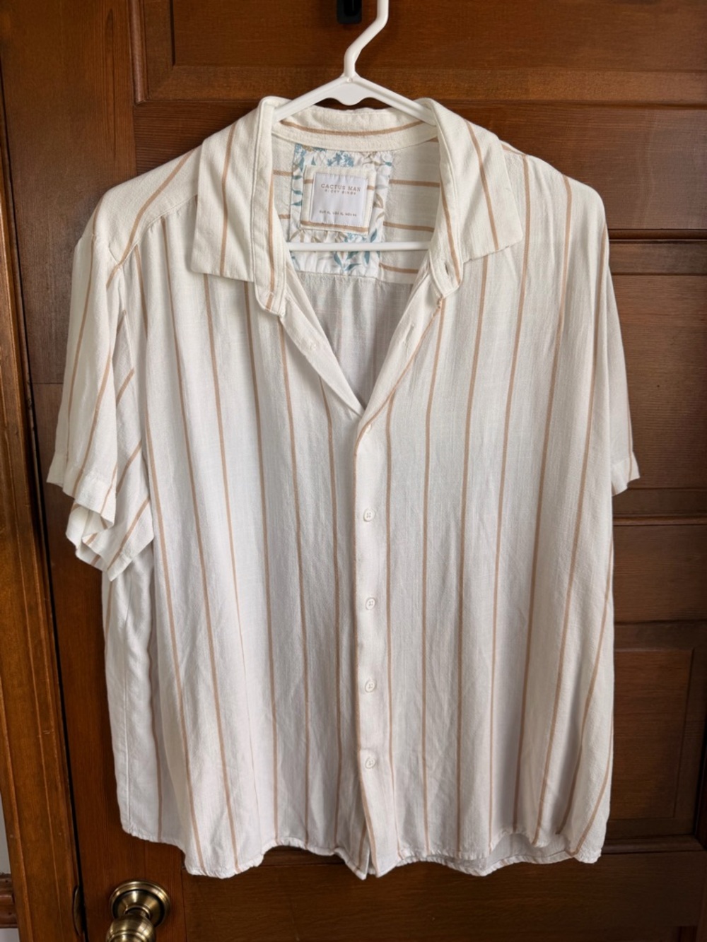 Cactus Man by Ricky Singh Striped Button Up